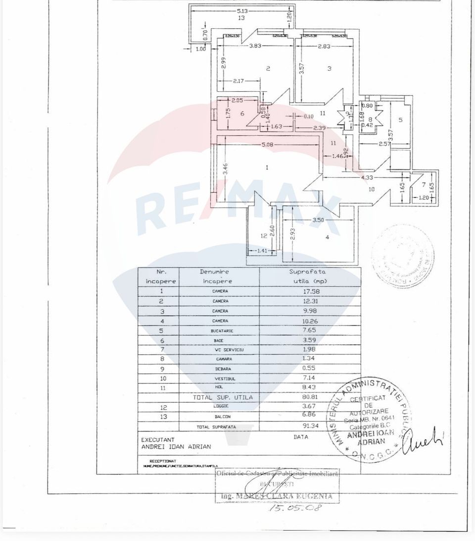4 room Apartment for rent, Doamna Ghica area