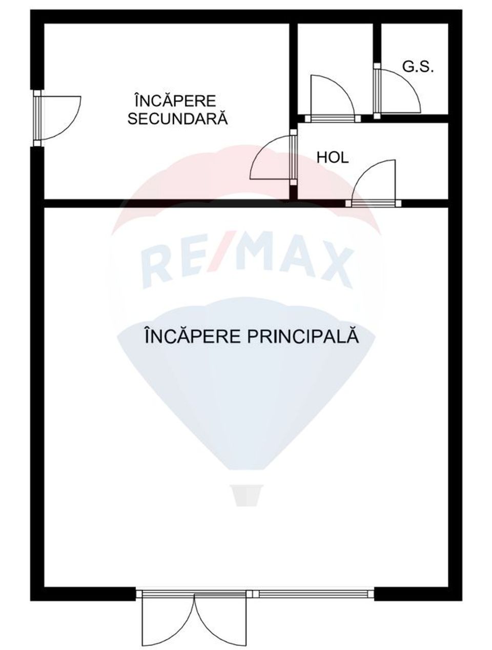 55.54sq.m Commercial Space for rent, Buna Ziua area