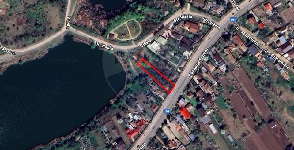 Teren  intravilan 867mp Moara Vlasiei / Soseaua Eroilor