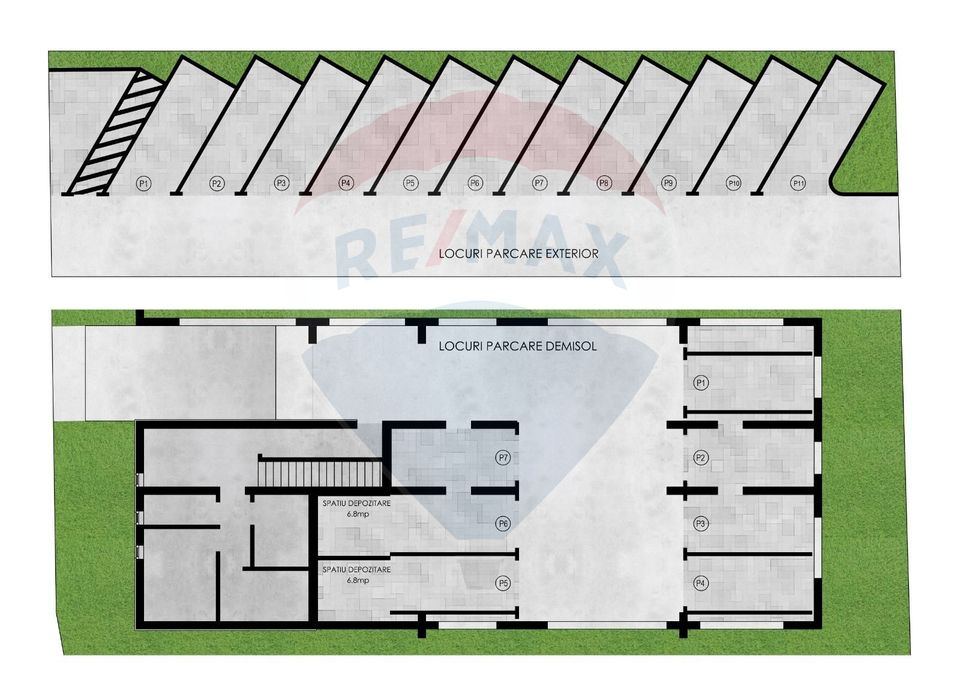 2 room apartment - 59 sqm, metro station, underground parking