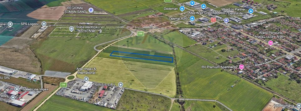 Land 13,263sqm Arad / Soseaua Centura Arad Nord
