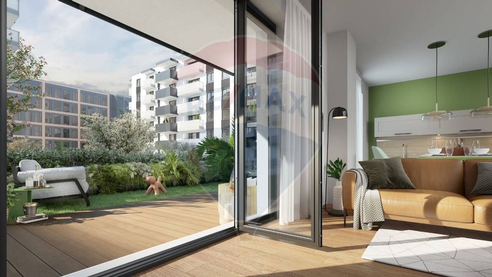 Apartament 3 camere, 68mp si balcon de 24mp, finisat, Parcul Feroviari