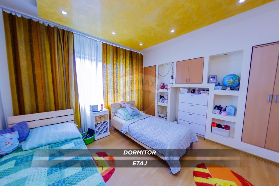 Casă P+1 din cărămidă, 683 mp teren, 4 garaje – Strada Zorilor