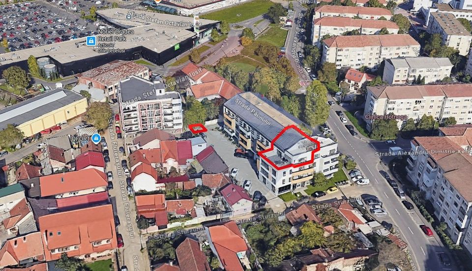 Loft penthouse, 3 rooms, on two levels, with terraces of 108 sqm