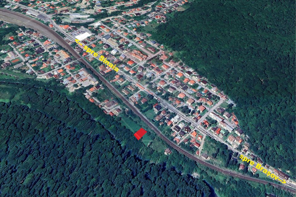 Teren intravilan cu vedere spectaculoasă spre Crucea Caraiman