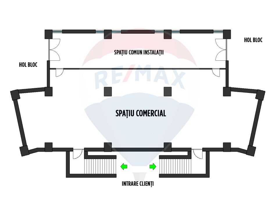 Spațiu comercial de vânzare - sensul giratoriu Mărăști
