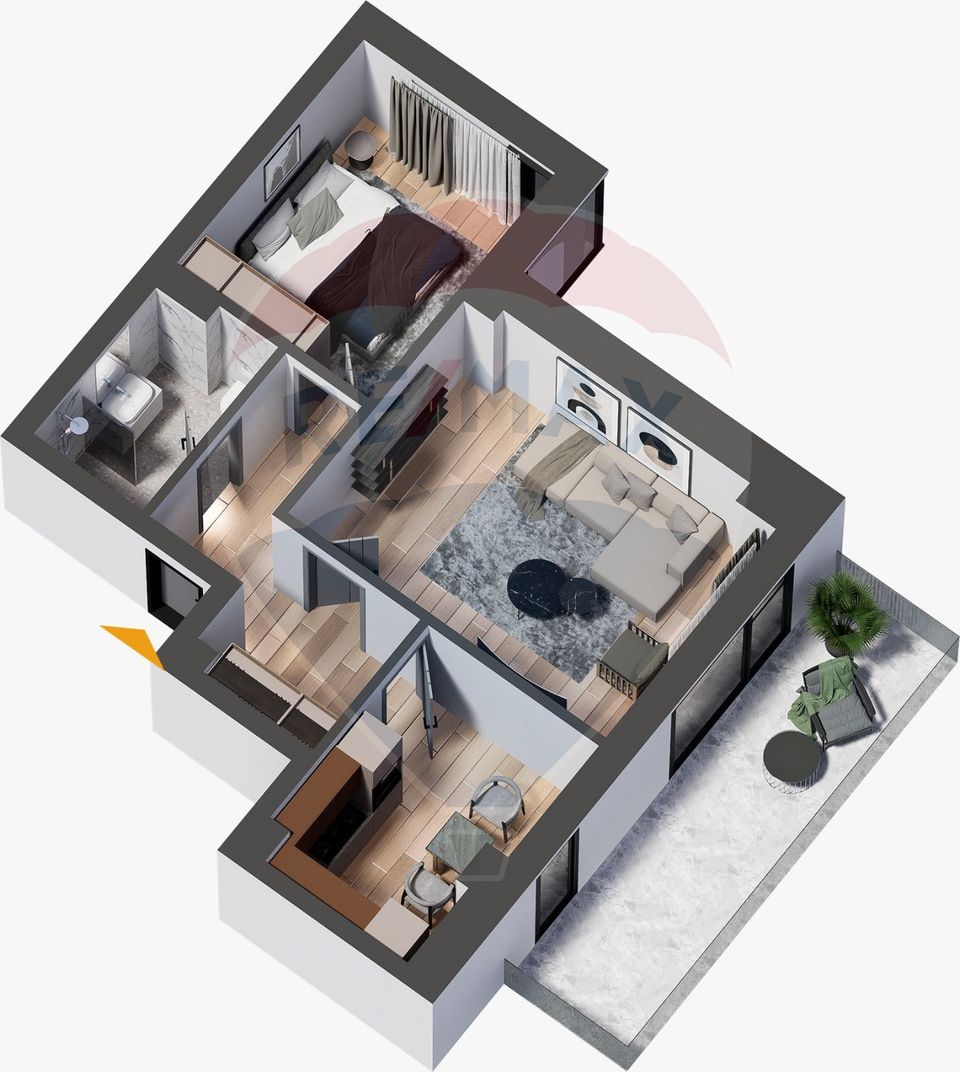 APARTAMENT CU 2 CAMERE - CUG - 0% COMISION