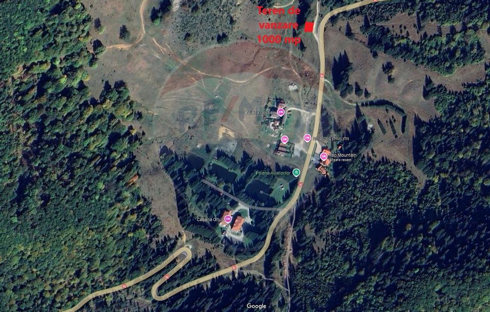 Teren de vis la poarta statiunii turistice Poiana Brașov — 1000 mp