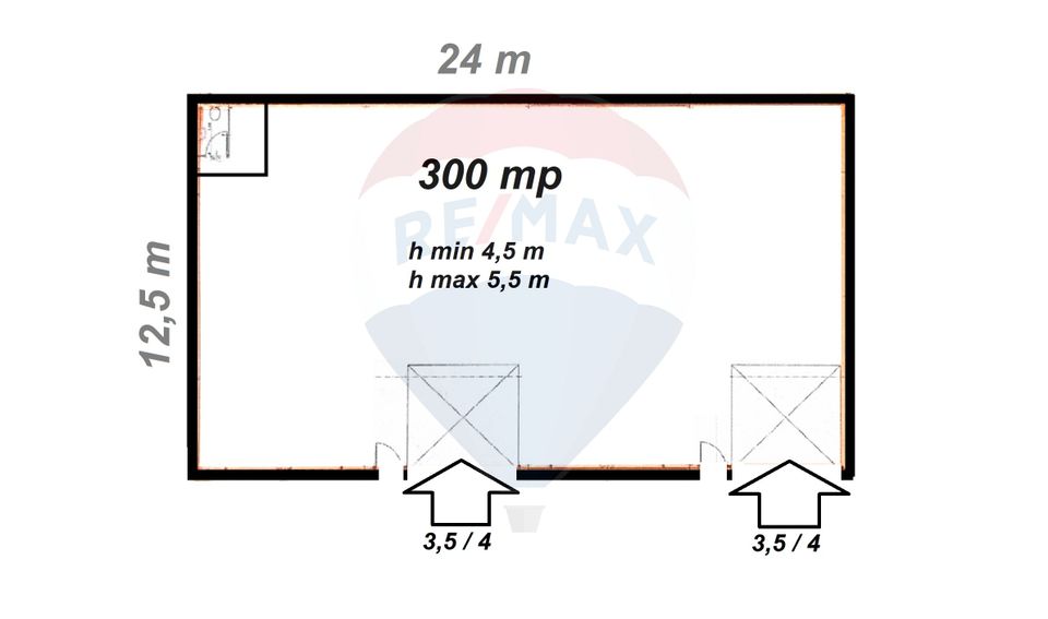 300sq.m Industrial Space for rent, Craiter area