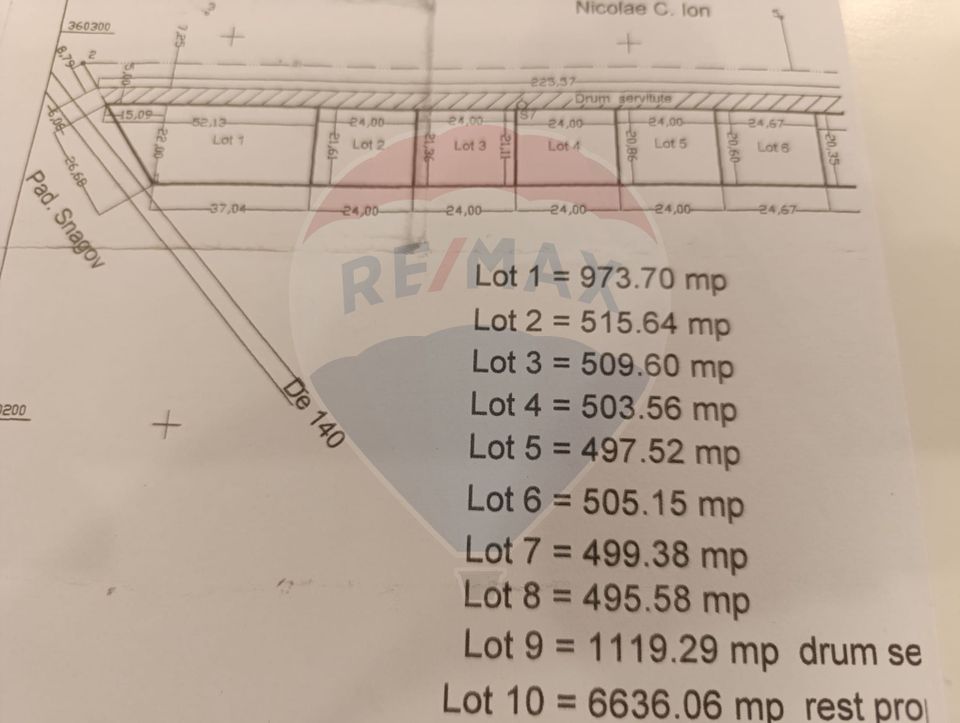 Teren Silistea Snagovului 500 mp apropiere padure