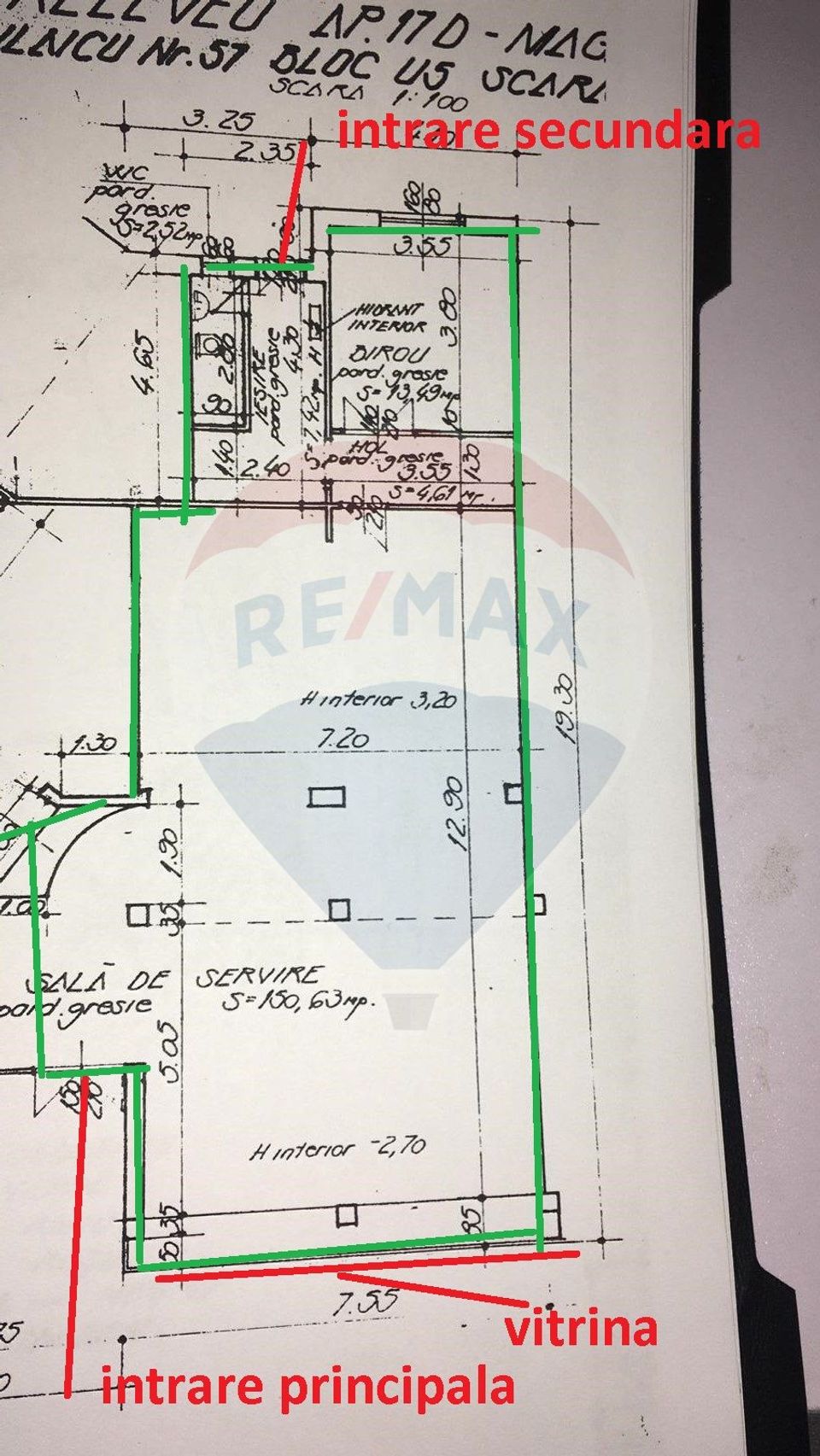 Spațiu comercial de inchiriat,  zona UTA