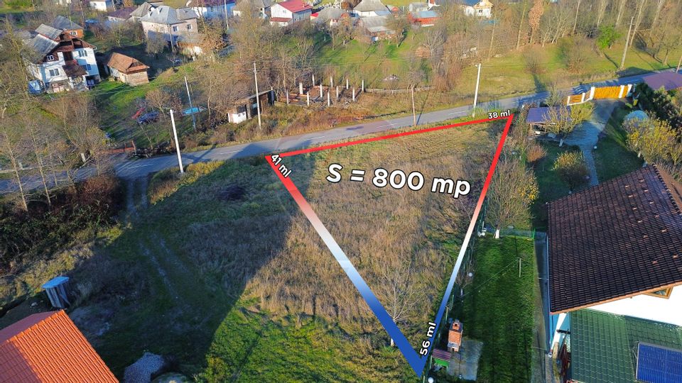 TEREN DE VANZARE - 800 mp (8 ari) - Dumbravita / Strada principala