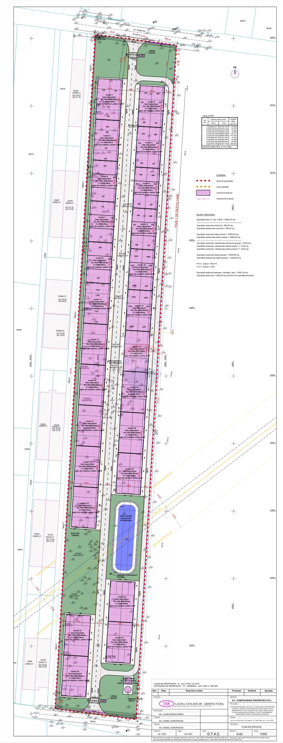 Hale industriale noi de inchiriat – spatii modulare 100–560 mp