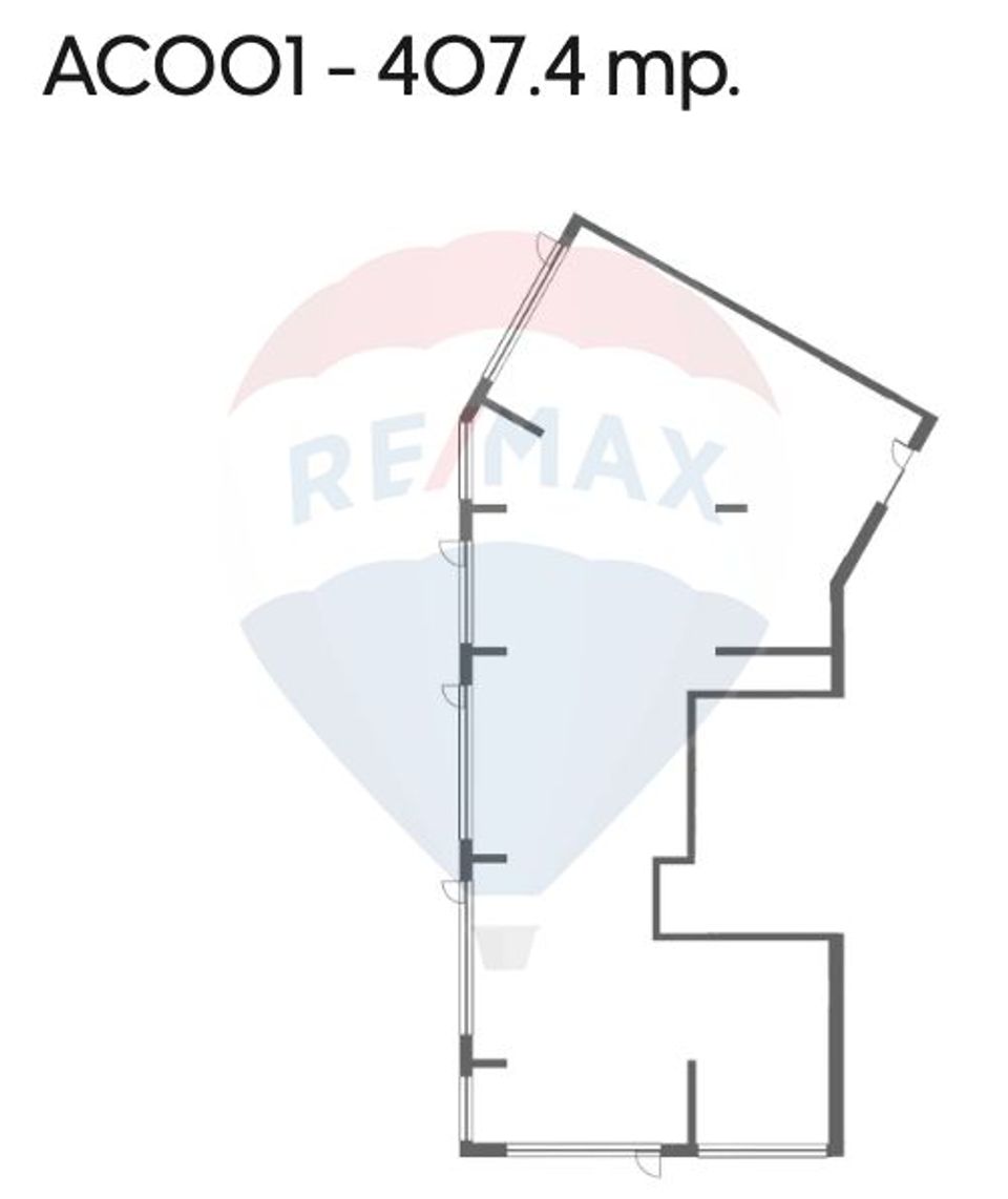Spațiu comercial de 407.4mp de vânzare în zona centrală