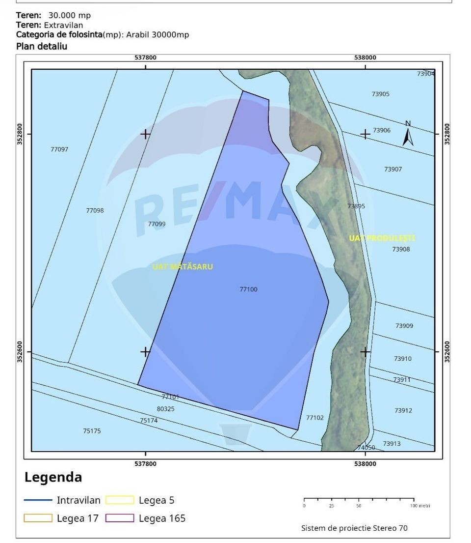 Vanzare teren extravilan agricol, com. Matasaru - Dambovita