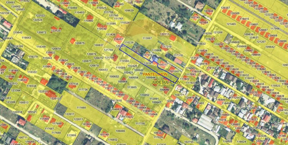 Teren intravilan 2000 mp de Vanzare Pantelimon - Rascoalei