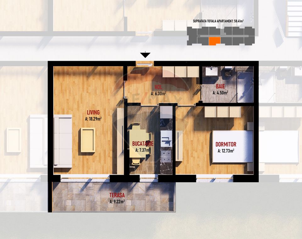 Apartamente in ansamblu rezidential - Dobroesti