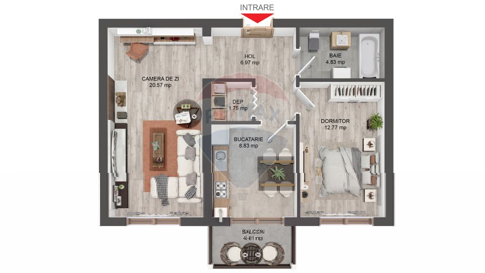 2 room Apartment for sale