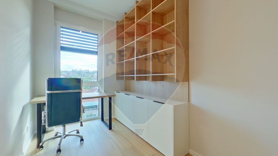 Penthouse confort lux pe 2 nivele, 2 terase panoramice, 4 cam 120mp.