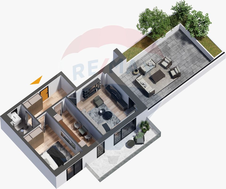 APARTAMENT CU 2 CAMERE - CUG - 0% COMISION