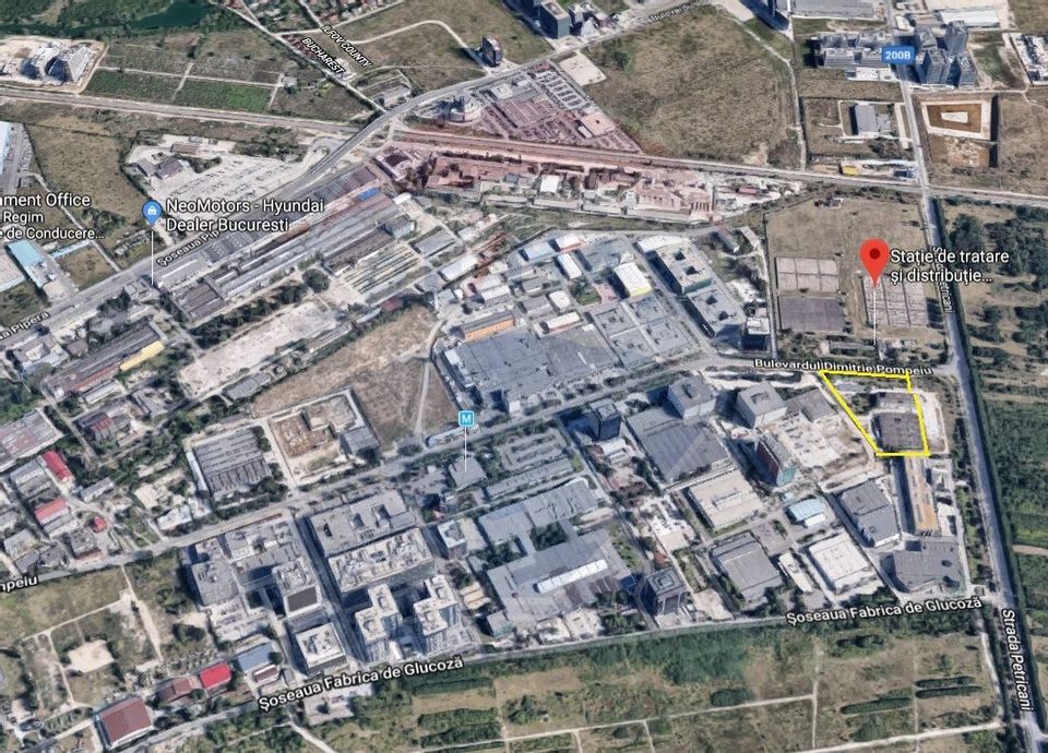 De vanzare teren pretabil dezvoltare -Bulevardul Dimitrie Pompeiu