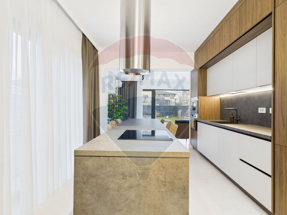 Vila mobilata si utilata complet in Corbeanca / ansamblu cu piscina