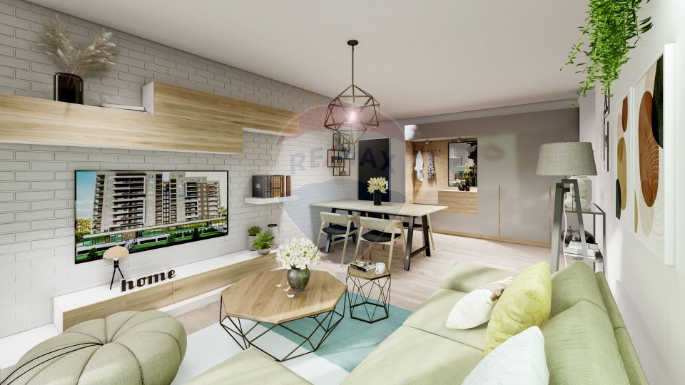 Apartament de vanzare cu 2 camere / zona Coresi Mall