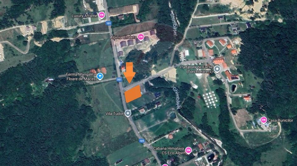 Teren 1600 mp cu proiect & autorizație, Chalet Duplex Râșnov Glăjerie