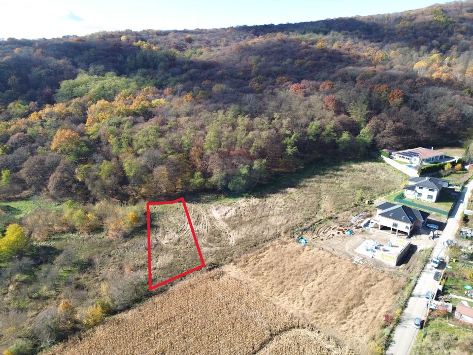 Teren de vânzare – zonă Wevern, Medias – 1.233 mp lângă padure