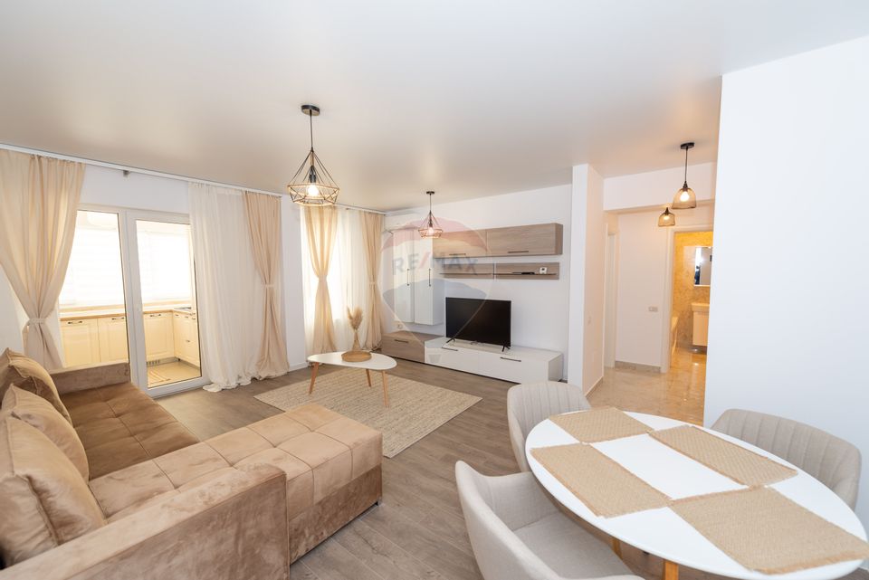 2 room apartment for rent, Central Adress, parking space