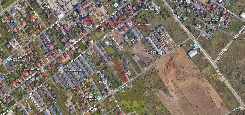 Teren intravilan 2944 mp Rubinului/Bragadiru