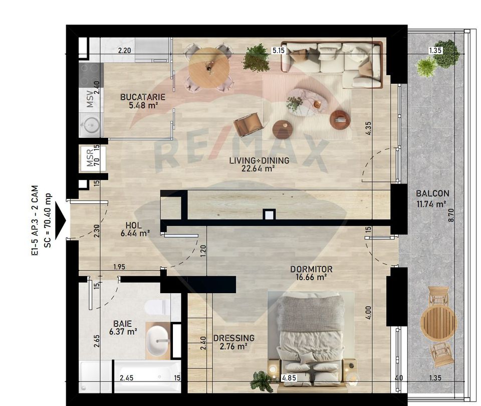 2 room Apartment for sale, Pipera area