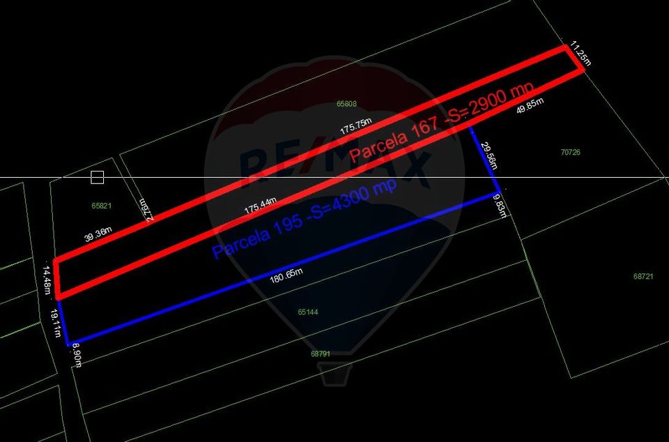 Teren de vânzare – 2.900 mp, Dezmir | Acces la două străzi, Comision 0