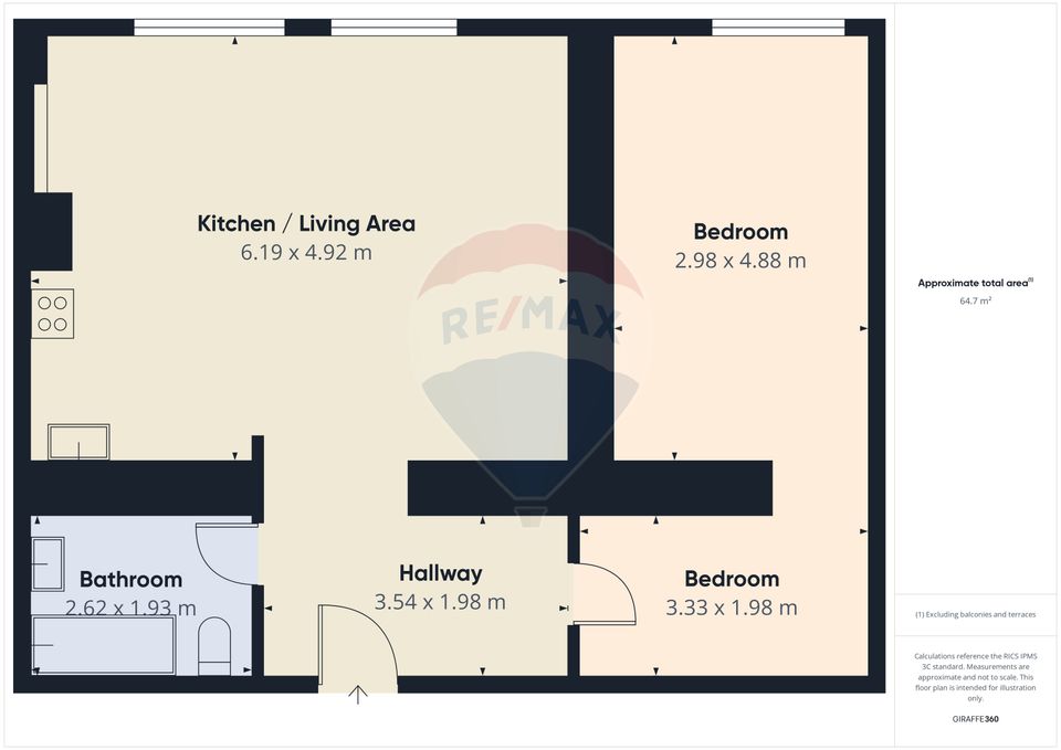 Apartament 2 camere - vanzare - RIN Grand Residence - Delta Vacaresti