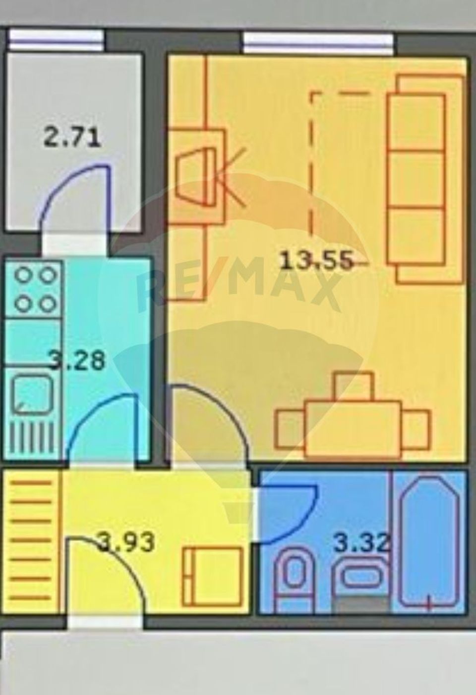 1 room Apartment for sale, Tei area