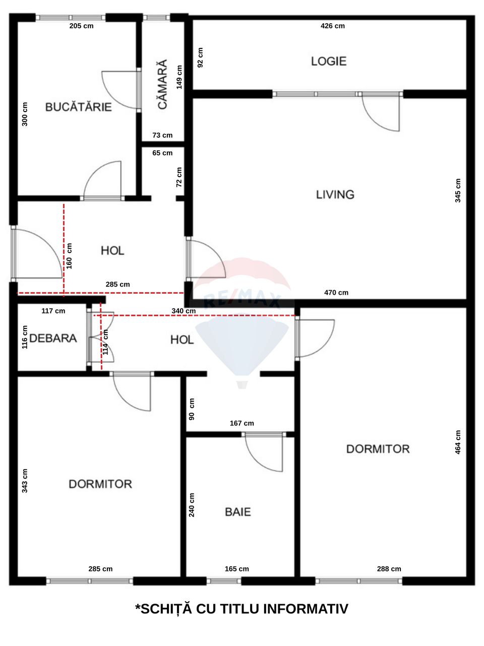 Apartament 3 camere de vanzare, 63mp, decomandat, boxa, Agricultorilor