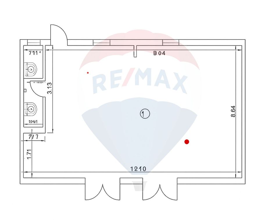 Inchiriere Spațiu Comercial - Chitila 110mp