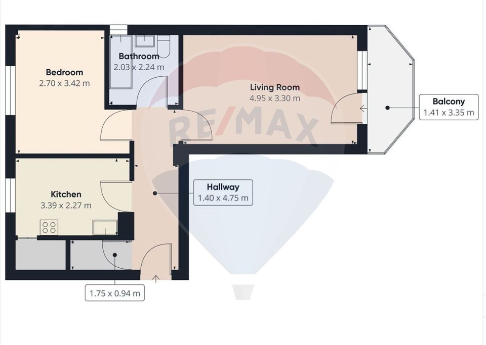 REZERVAT | Apartament cu 2 camere | Decomandat | Zona Astra | E-V |