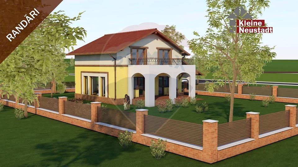 Promotieee !!! Case la cheie in Cristian - Curte proprie