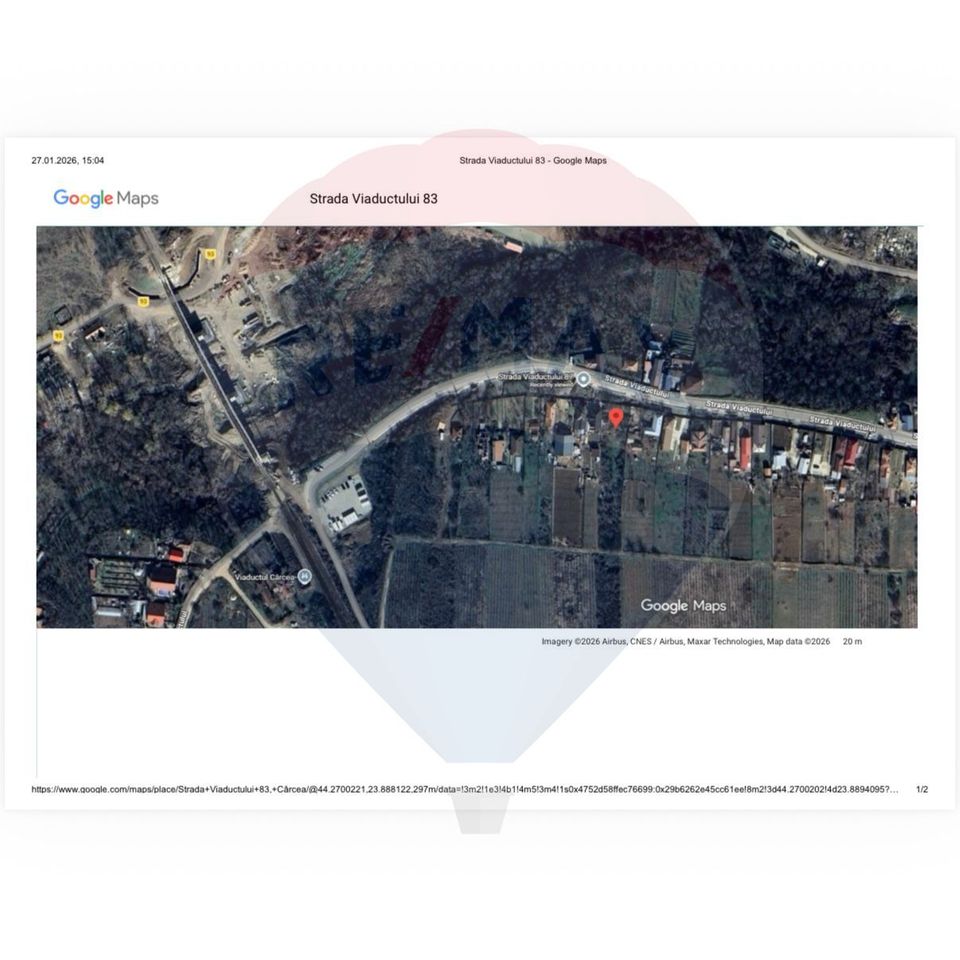 Land 1,895sqm Carcea / Strada Viaductului