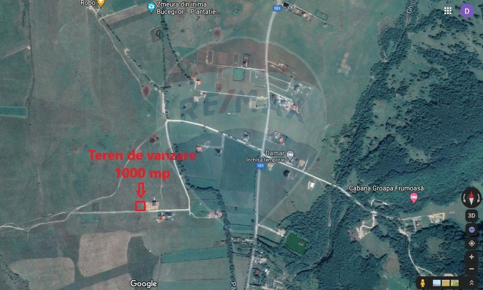 Teren Rasnov -Glajerie, Strada Greierilor, 1000mp