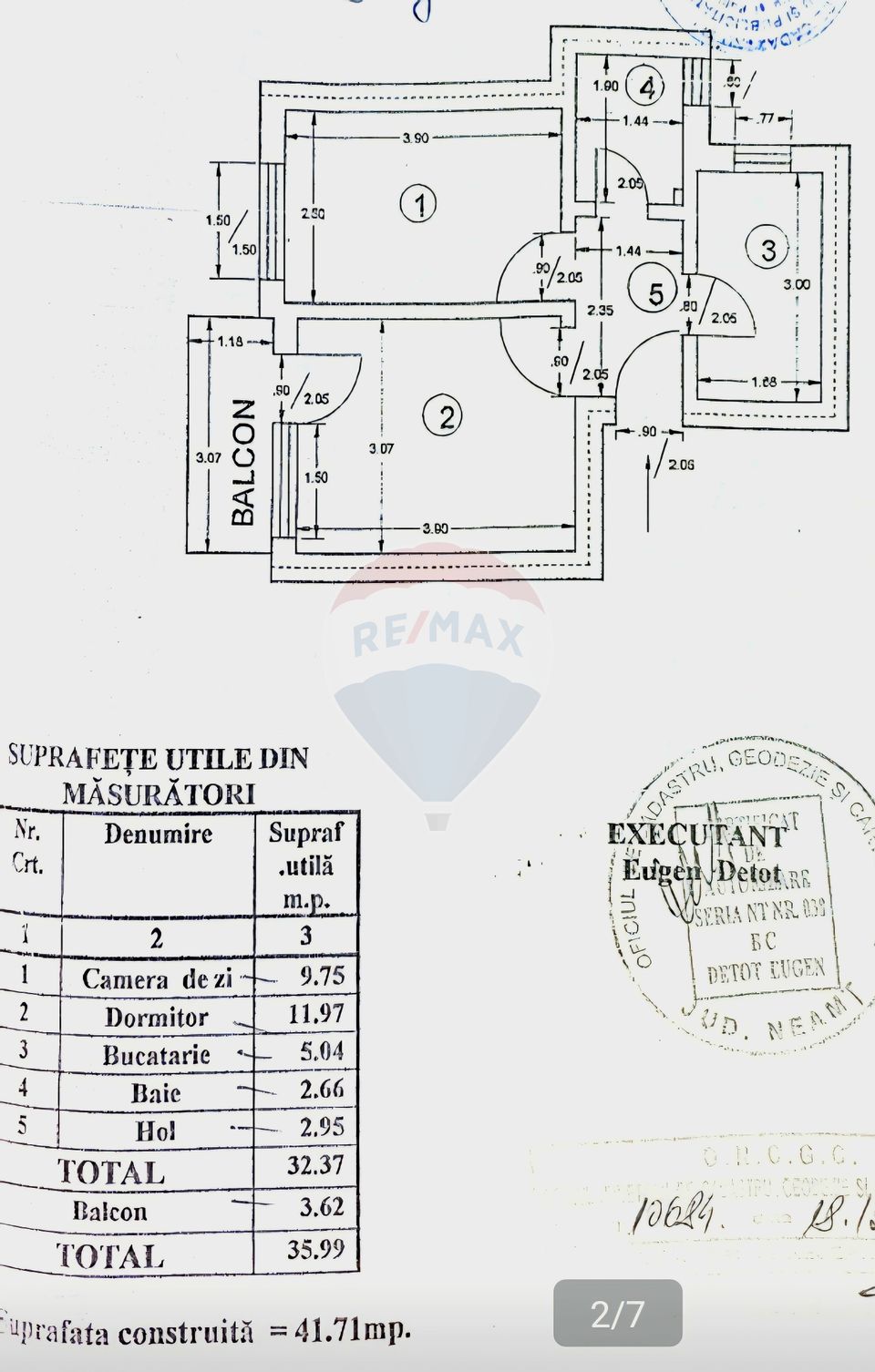 2 room Apartment for sale, Maratei area