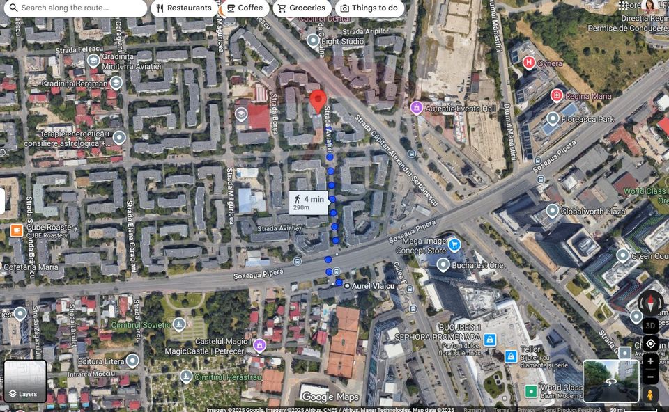 Apartament 2 camere de inchiriat Aviatiei Metrou Aurel Vlaicu, Birou