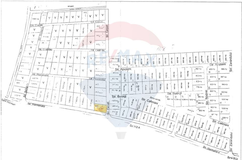 Teren intravilan cu dublu front stradal I Poiana Craitelor I Bod
