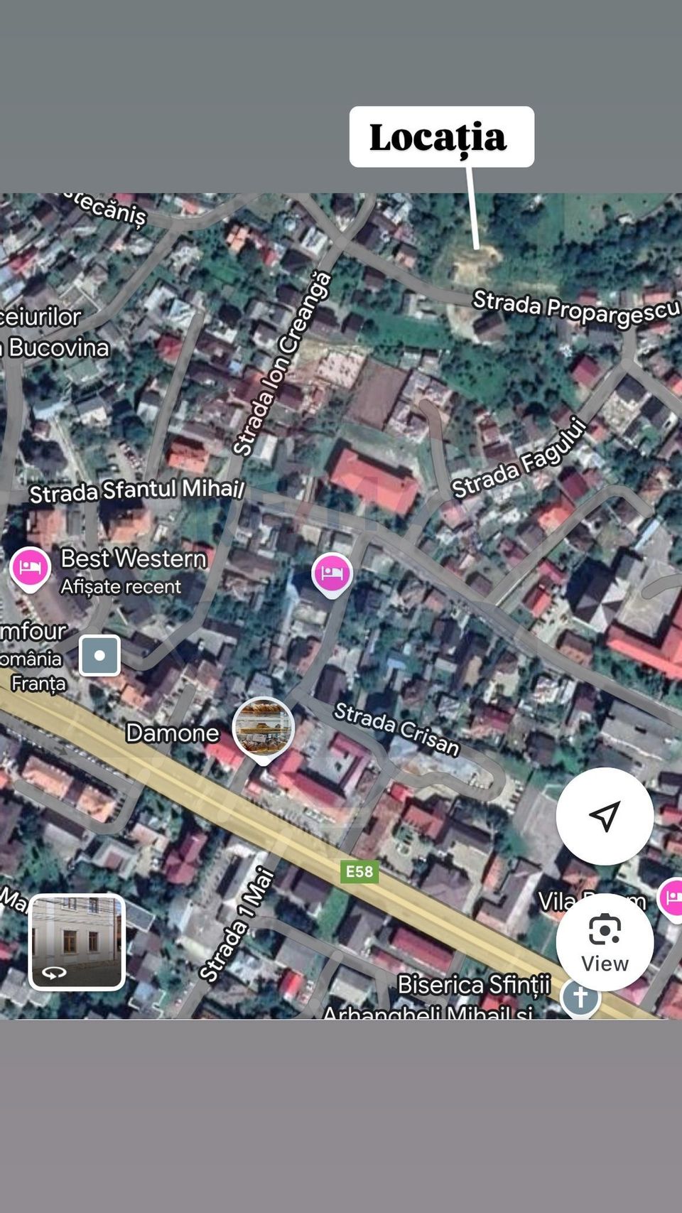 Teren 2150 mp  INTRAVILAN Gura Humorului / Strada General Propargescu