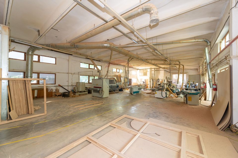 Production/storage hall, access from two streets, Popesti center