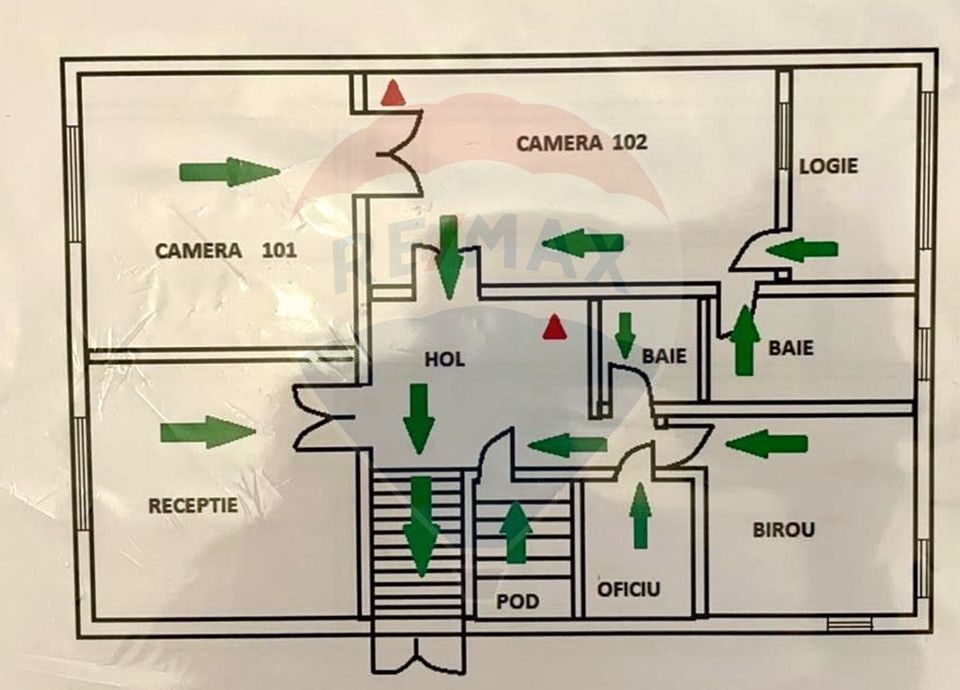 Casă / Vilă cu 7 camere de închiriat in centru , str. Traian Mosoiu