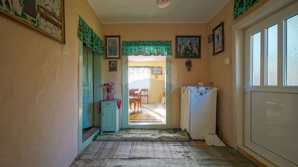 Teren intravilan 7.255 mp +casă rustică – ideal pensiune în Vama Buzău