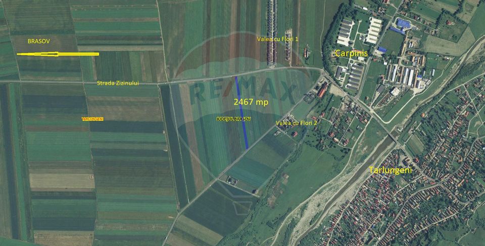 Land 2,467sqm Tarlungeni / Strada Zizinului