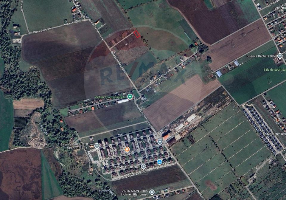 Teren intrare Sanpetru 668mp, str Tudor Arghezi-zona cartier Subcetate